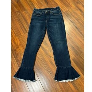 Blank NYC flare dark wash jeans